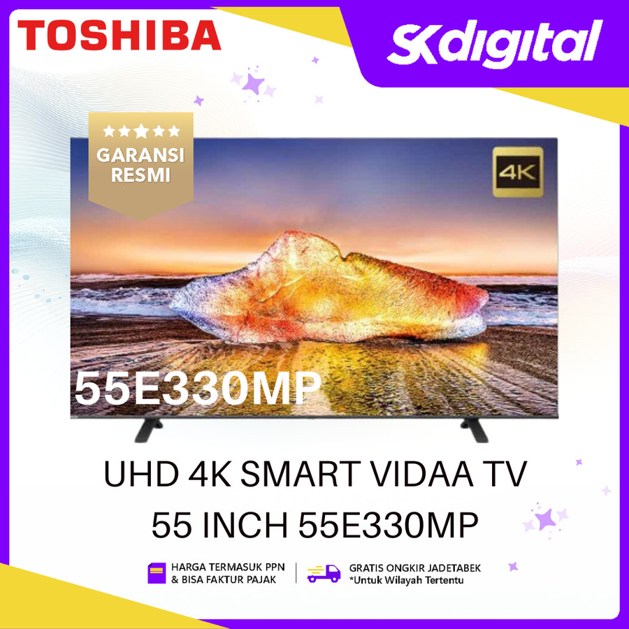 TV Toshiba 55E330MP 55 Inch 4K Smart TV Dolby Vision atmos 55E330MP
