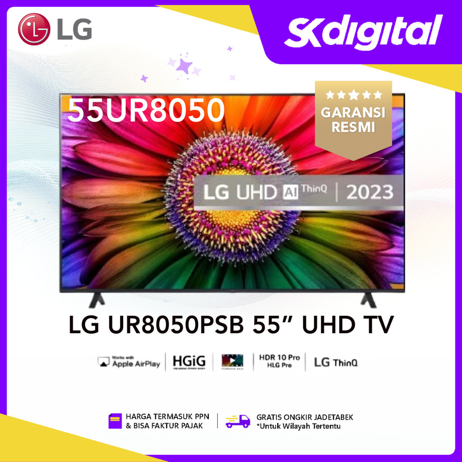 LG 55UR8050 4K Smart uhd ai ThinQ tv 55 Inch