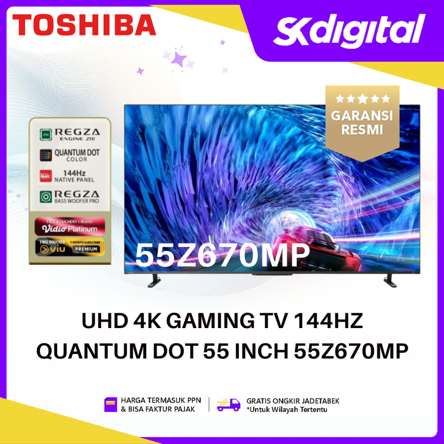 TV Toshiba 55Z670MP 55 Inch 4K uhd Smart Gaming TV Quantum Dot 55Z670MP