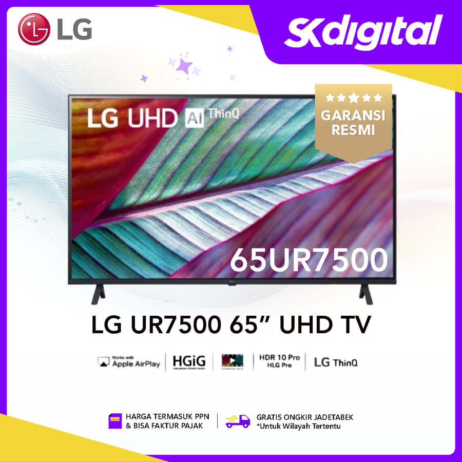 LG 65UR7500 4K Smart UHD AI ThinQ TV 65 Inch 65UR7500PSC