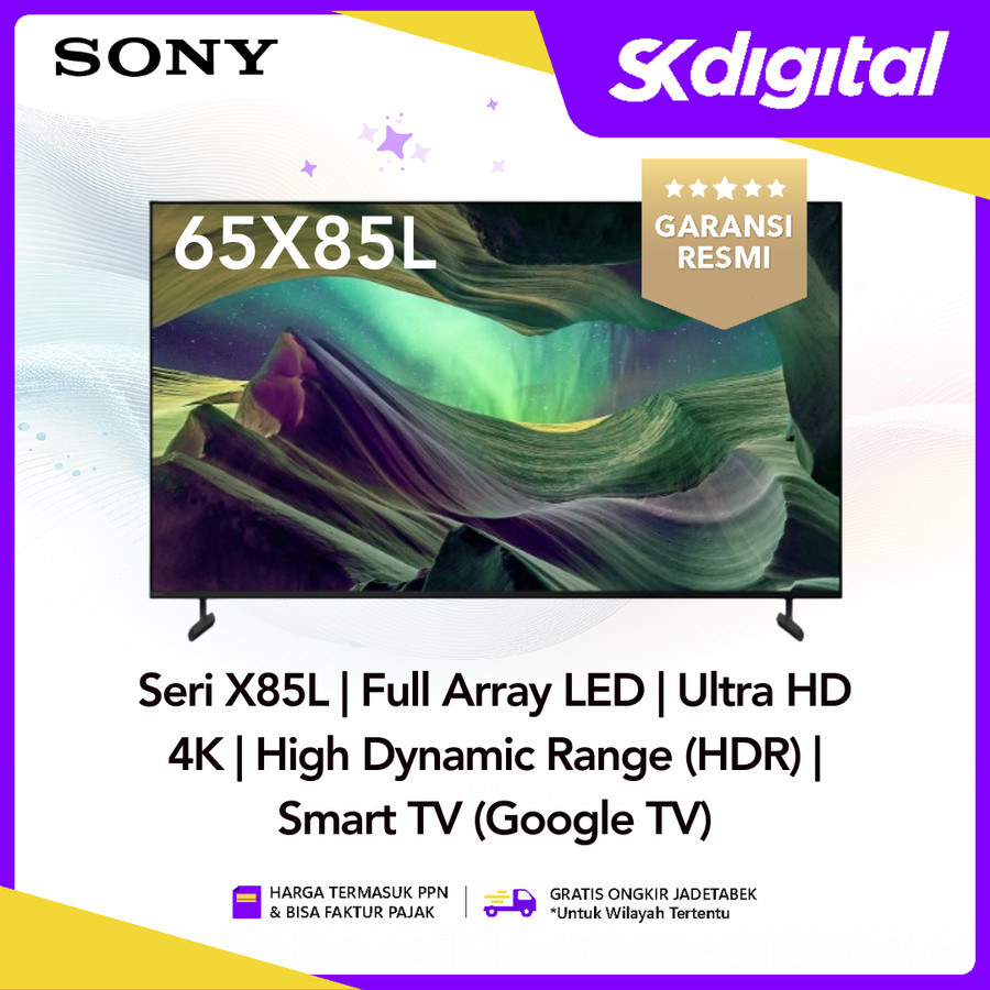 Tv SONY 65x85l Android Google Tv 65 Inch Full Array 120 Hz Kd