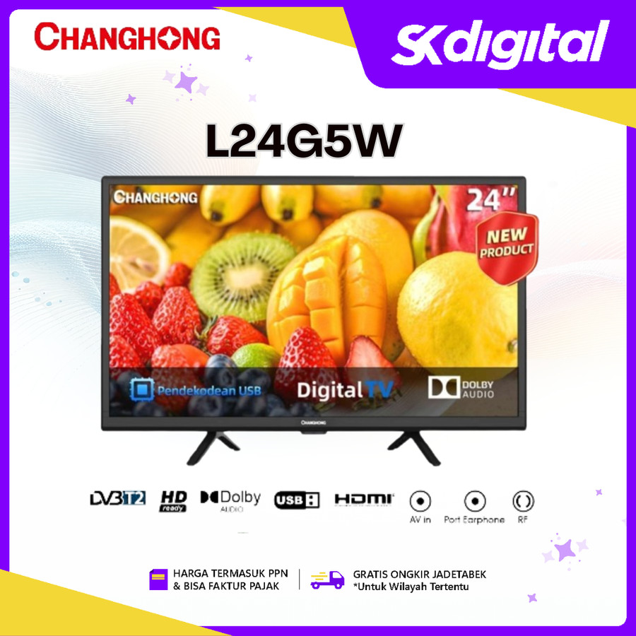Tv Changhong L24G5W 24 Inch digital led tv