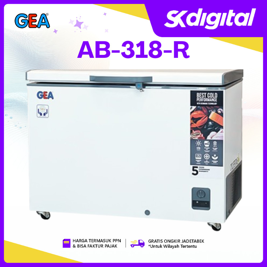 Chest Freezer Gea AB-318-R Freezer Box 300 Liter