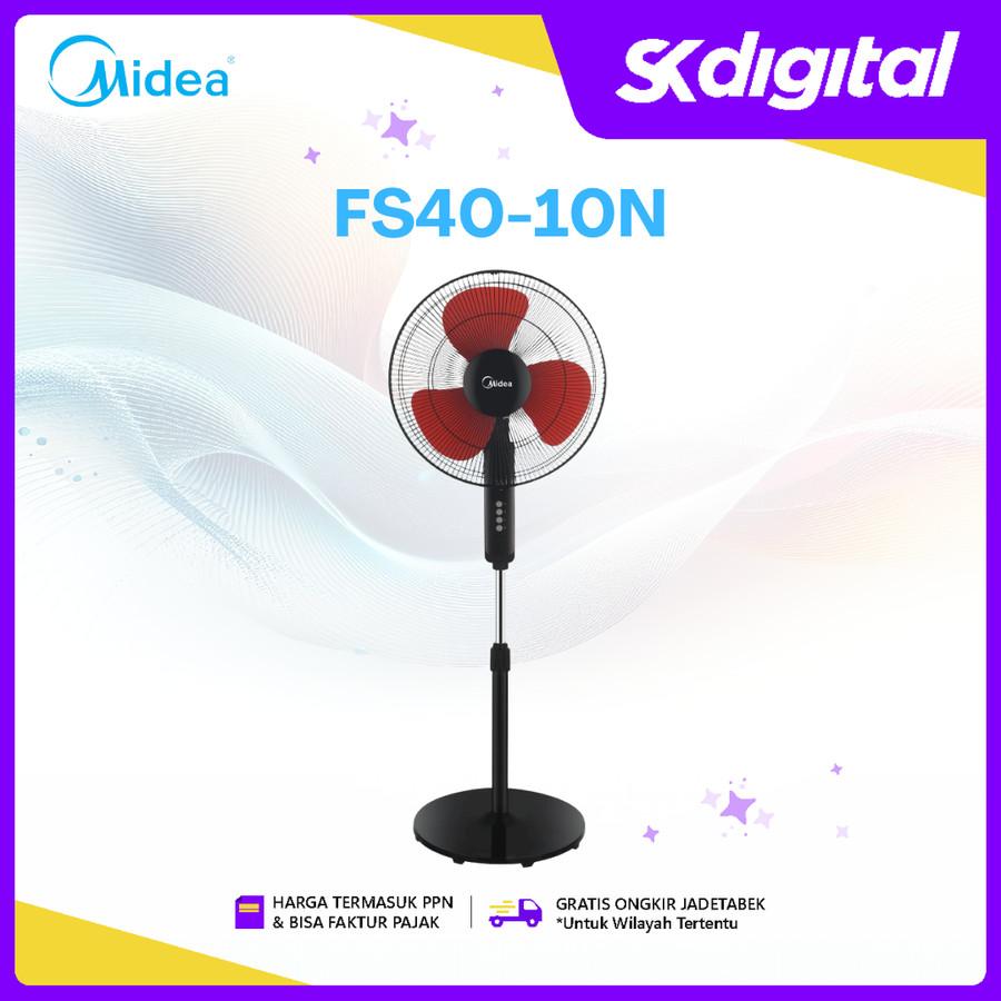 Kipas Angin Midea FS40-10N Electric Fan 16 Inch