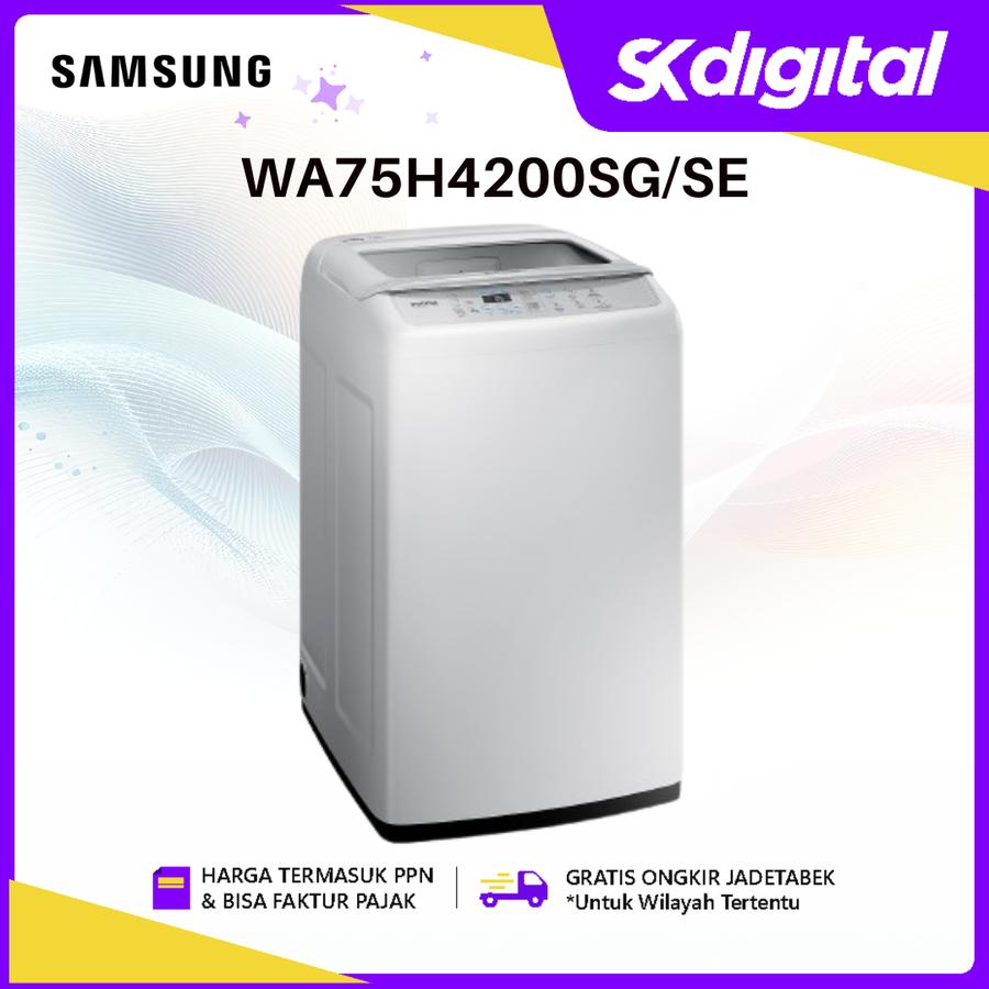 Mesin Cuci Samsung WA75H4200SG Mesin Cuci 1 Tabung 7.5 Kg WA75H4200 - Image 4