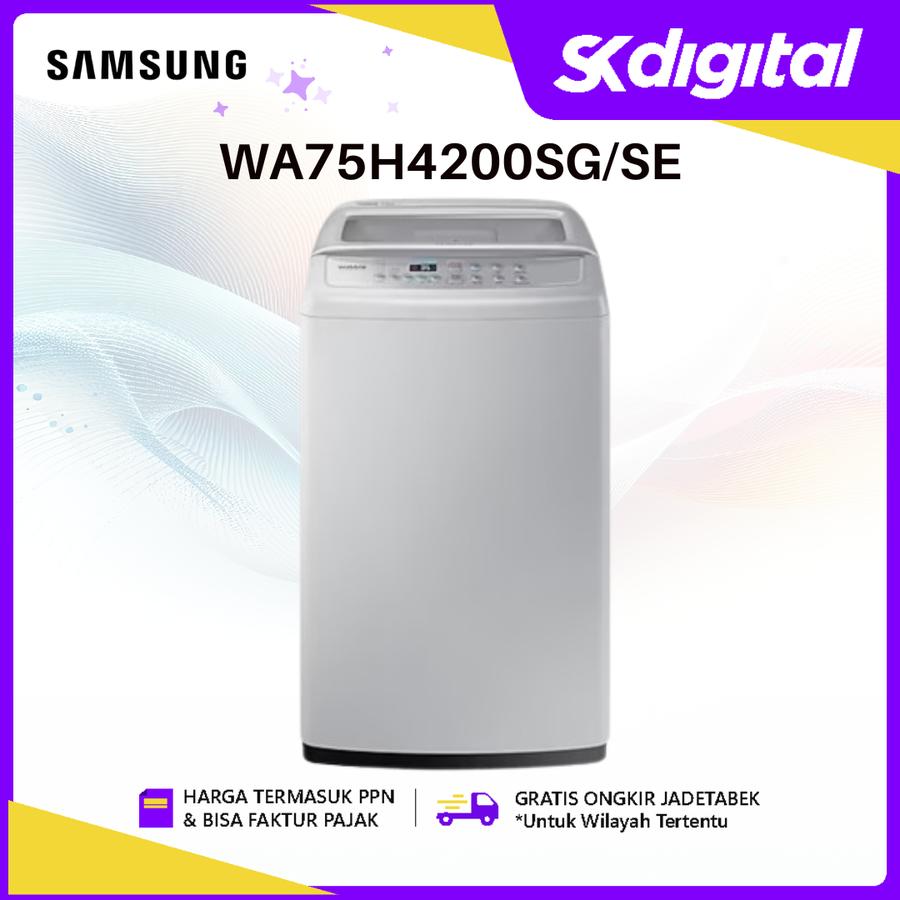 Mesin Cuci Samsung WA75H4200SG Mesin Cuci 1 Tabung 7.5 Kg WA75H4200 - Image 6