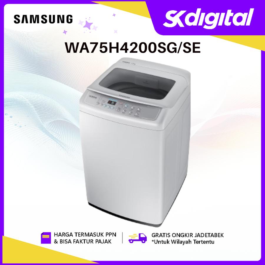 Mesin Cuci Samsung WA75H4200SG Mesin Cuci 1 Tabung 7.5 Kg WA75H4200 - Image 5