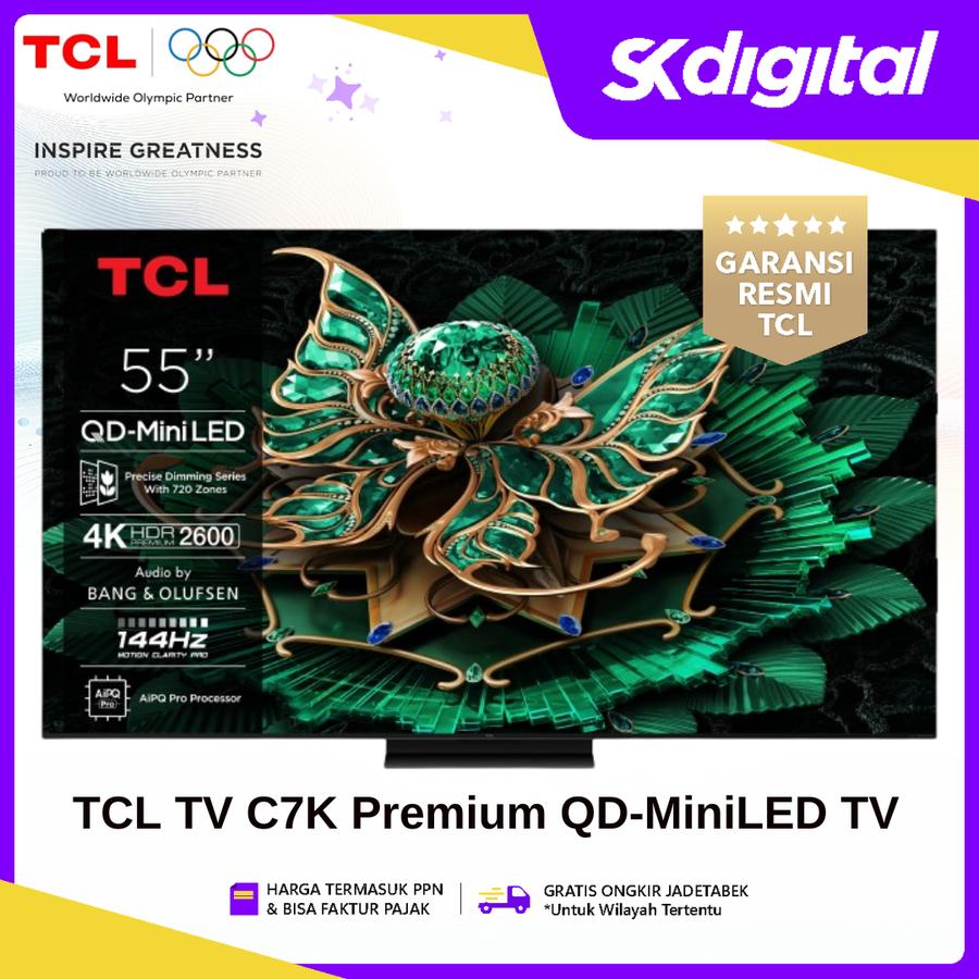 TV TCL 55C7K / C7K Premium QD-MiniLED 4K UHD Smart Google TV 55 Inch
