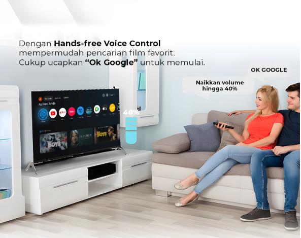 TV Polytron PLD 43RG9059 Smart Cinemax Google TV 43 Inch - Image 4