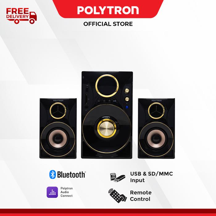Speaker Polytron PMA 9310 Bluetooth Speaker Multimedia PMA 9310 /BG - Image 2