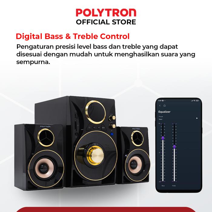 Speaker Polytron PMA 9310 Bluetooth Speaker Multimedia PMA 9310 /BG - Image 4