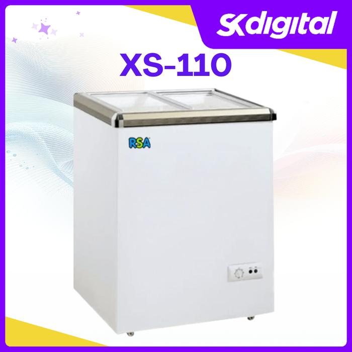 Chest Freezer RSA XS-110 Sliding Flat Glass Freezer 100 Liter - XS-110 - Image 5